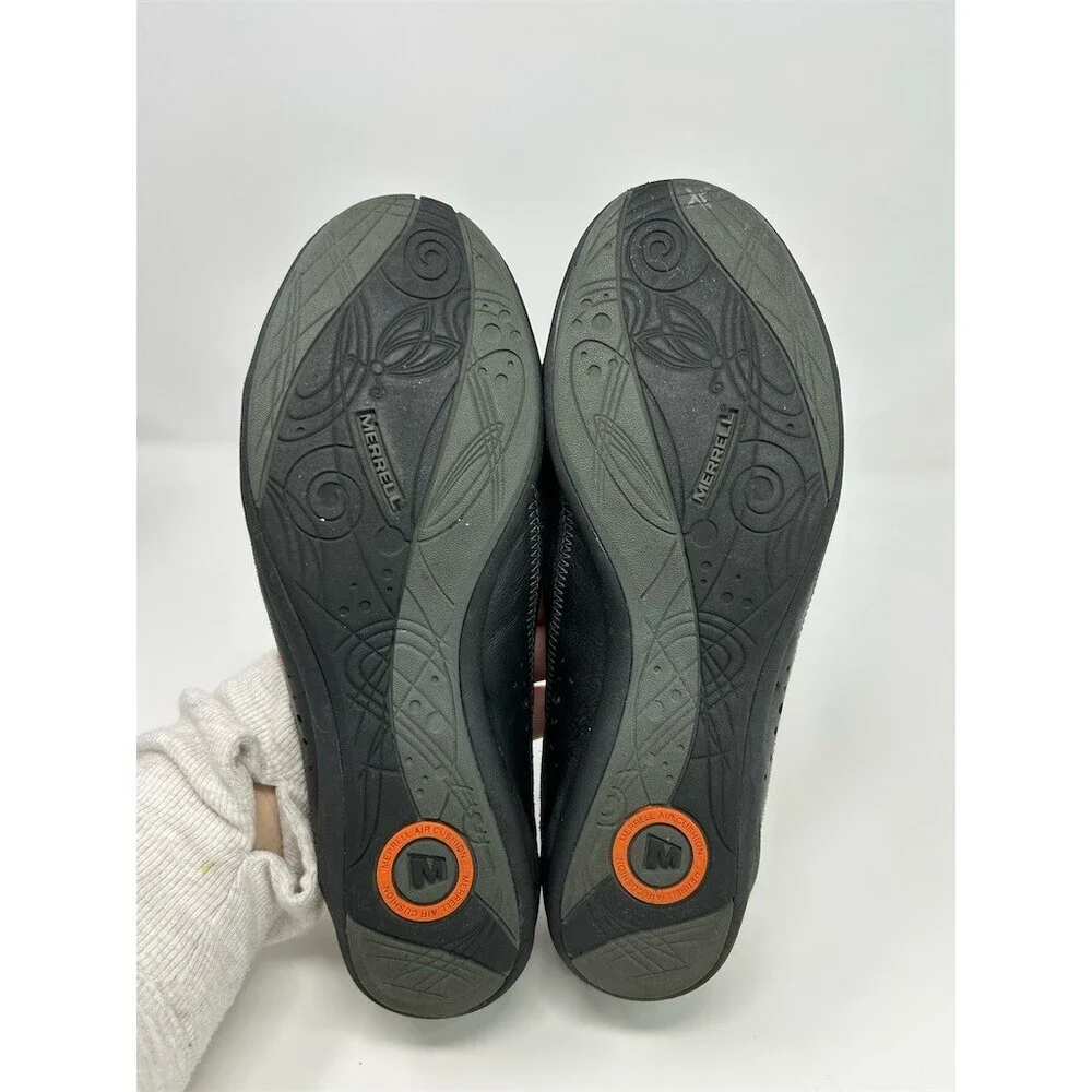 Merrell Allegro Ballet Flats Black Slip-On Comfort Shoes Round Toe Size 8